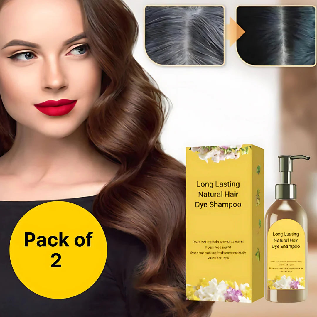 Japanese Long-Lasting Natural Hair Dye Shampoo Buy 1 Get 1 Free