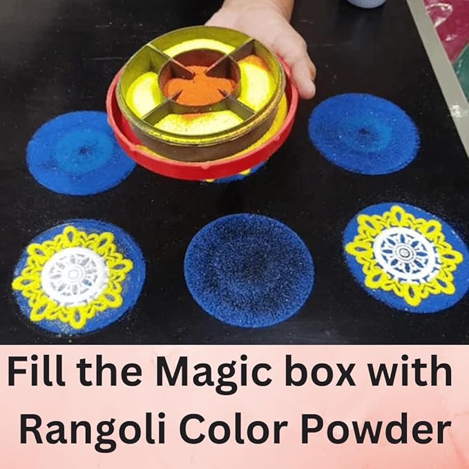 4 in 1 DIY Rangoli Box
