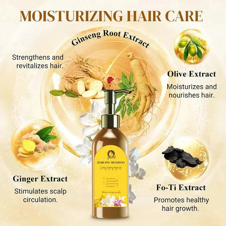 Japanese Long-Lasting Natural Hair Dye Shampoo Buy 1 Get 1 Free