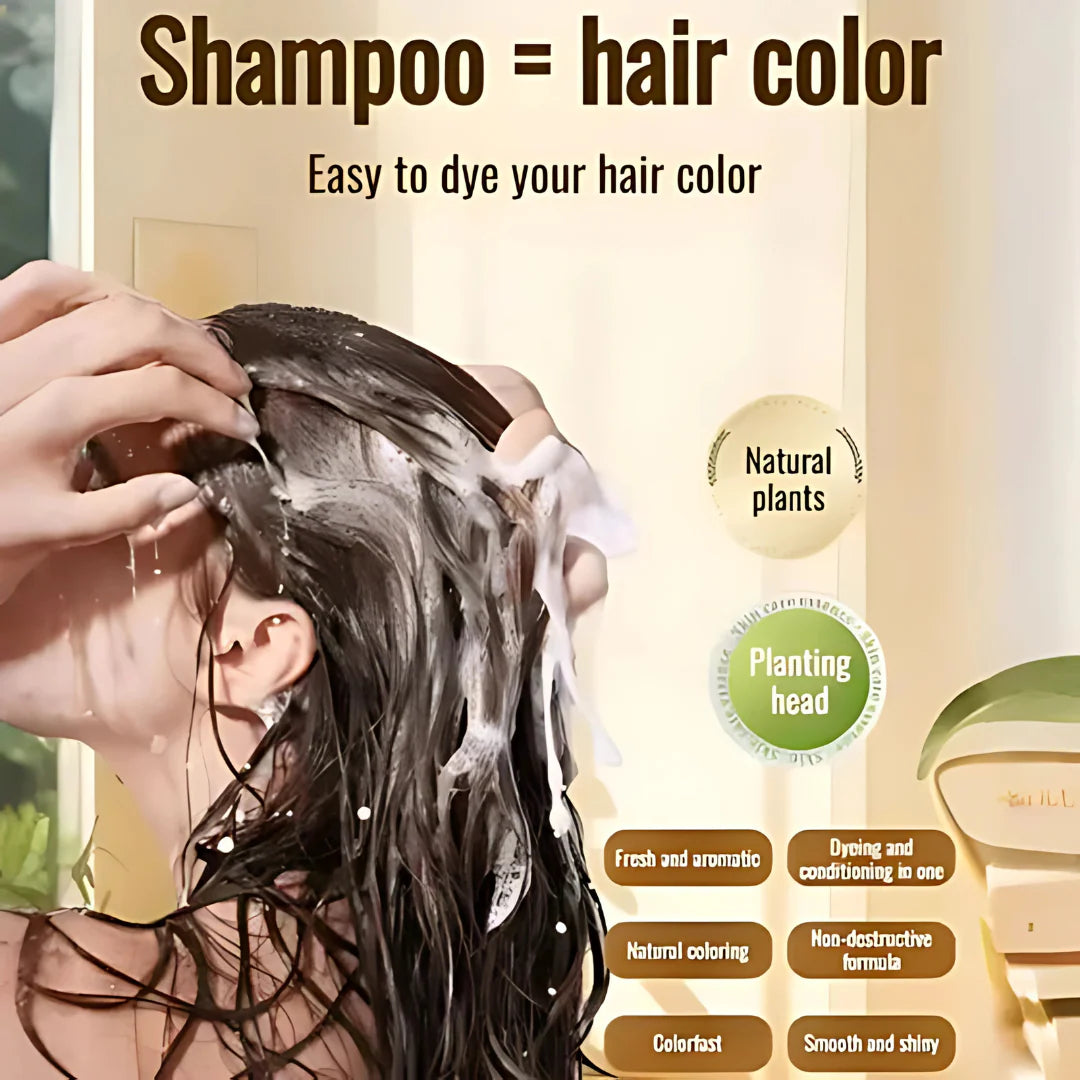 Japanese Long-Lasting Natural Hair Dye Shampoo Buy 1 Get 1 Free