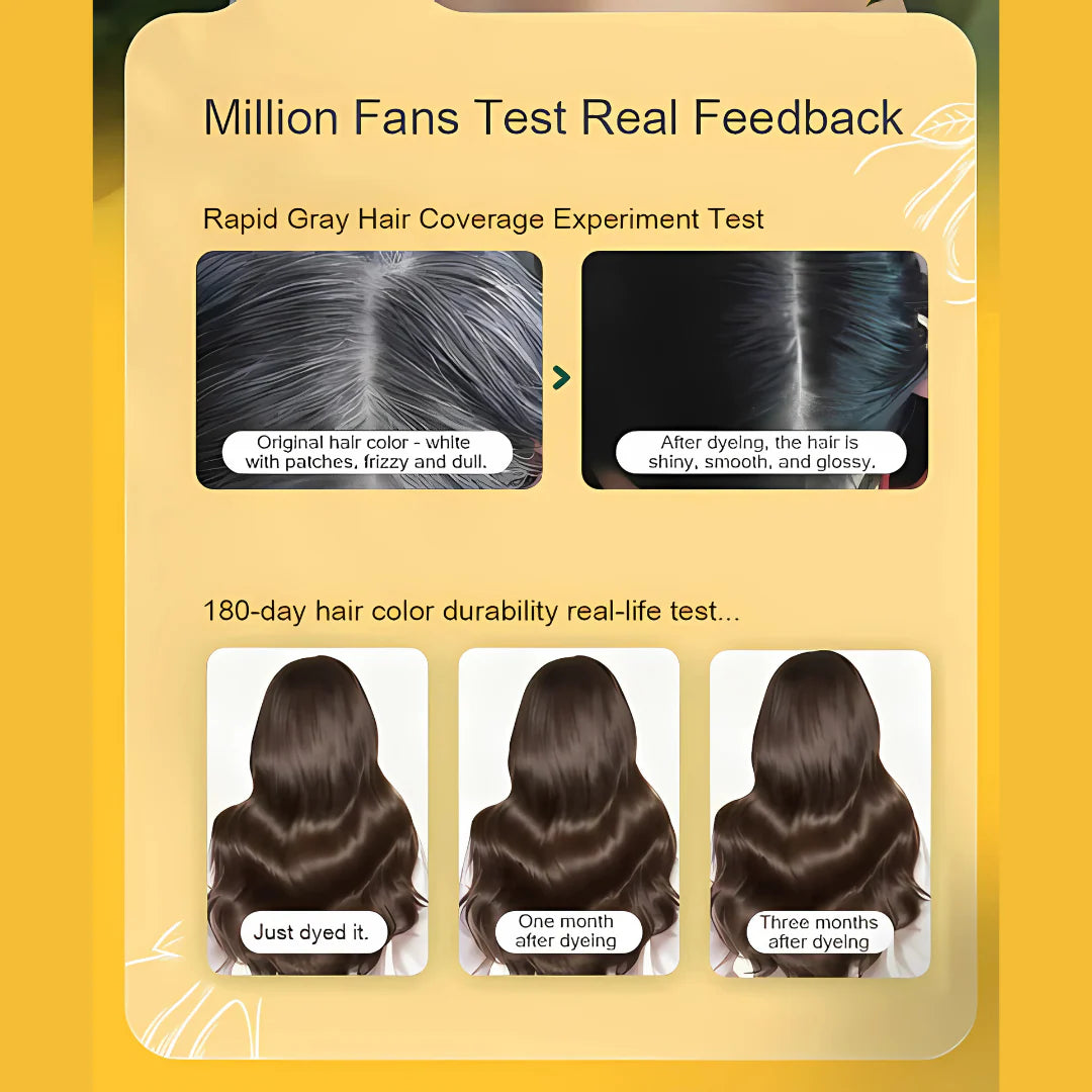 Japanese Long-Lasting Natural Hair Dye Shampoo Buy 1 Get 1 Free